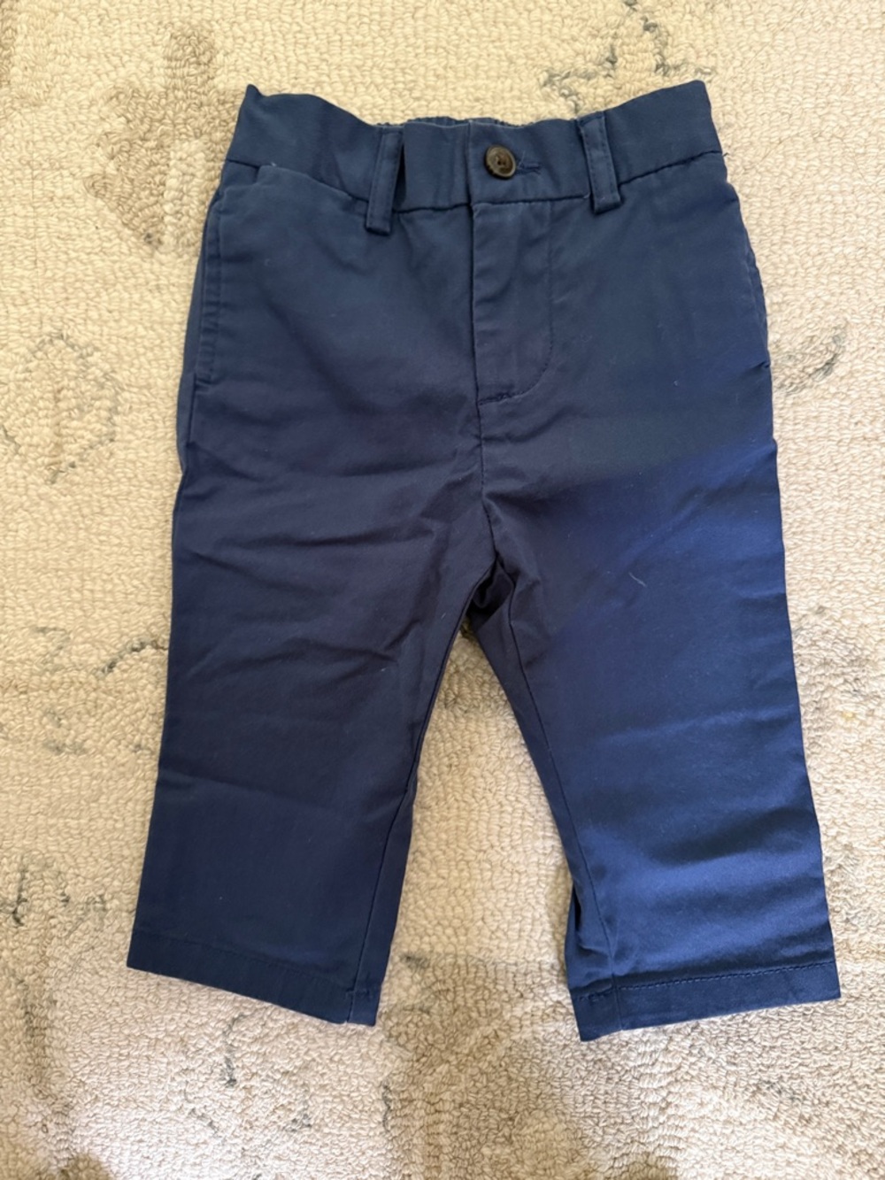 Ralph Lauren Baby Navy Chino Pants Size 9 Months